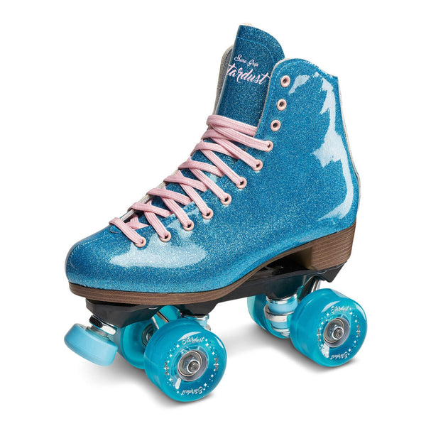 Sure-Grip Stardust Roller Skates / Glitter Blue / 9