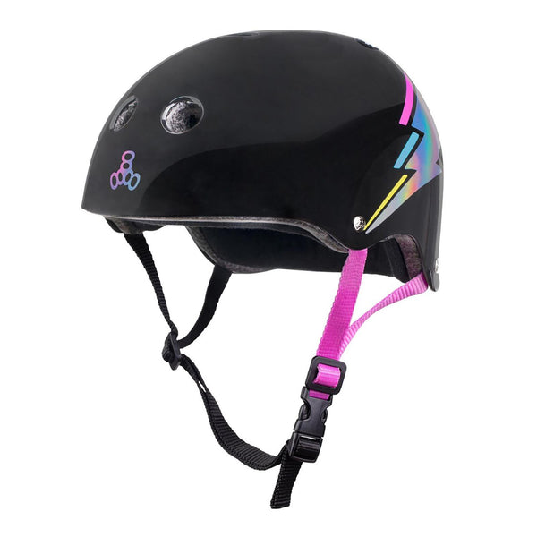Triple 8 Sweatsaver Helmet (Certified) / Black Hologram / XS/S