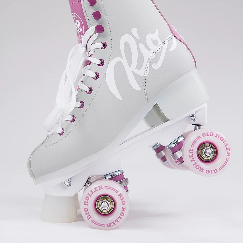 Rio Roller Script Skates / Grey Purple