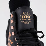 Rio Roller Script Skates / Rose Black