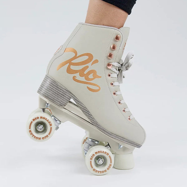 Rio Roller Script Skates / Rose Cream