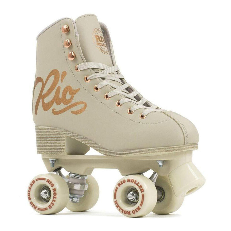 Rio Roller Script Skates / Rose Cream / UK8