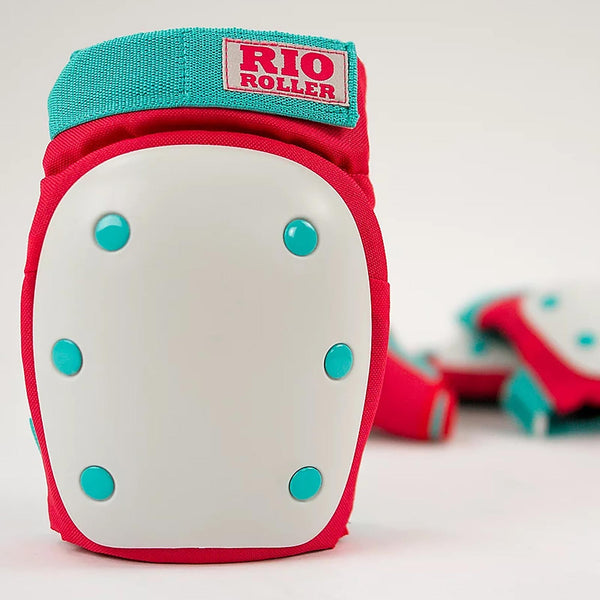 Rio Roller Protective Tri-Pack / Adult / Red Mint