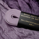 Roll Waxed Skate Laces / Pastel Lavender