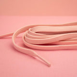 Roll Waxed Skate Laces / Pastel Pink