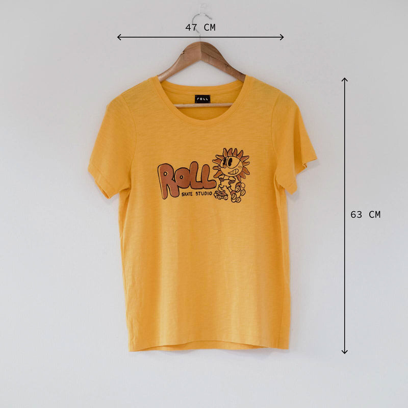 Roll Upcycled / Sunflower Tee / Yellow / S
