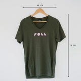 Roll Upcycled / Logo Tee / Olive / M