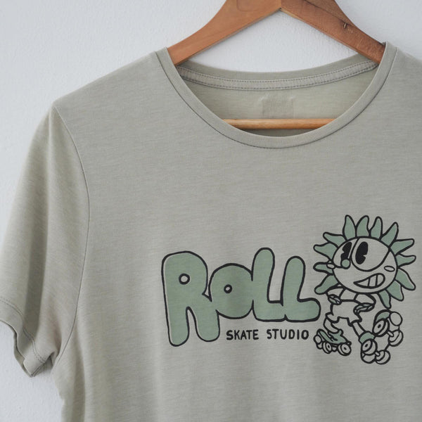 Roll Upcycled / Sunflower Tee / Khaki Green / M