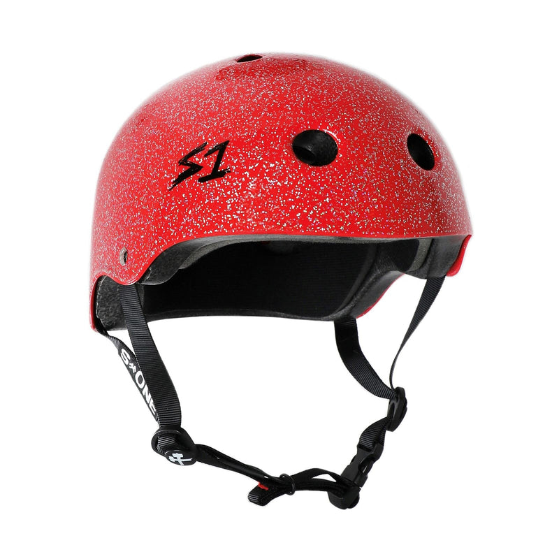 S1 Lifer Helmet (Certified) / Red Gloss Glitter