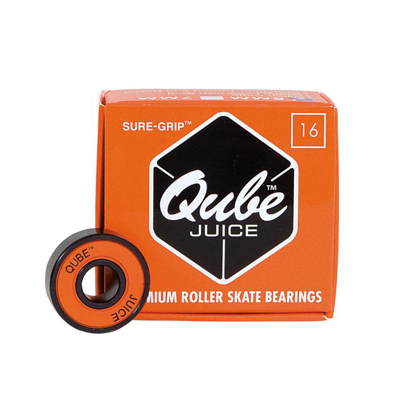 Sure-Grip Qube Juice Bearings (16 Pack) / 8mm