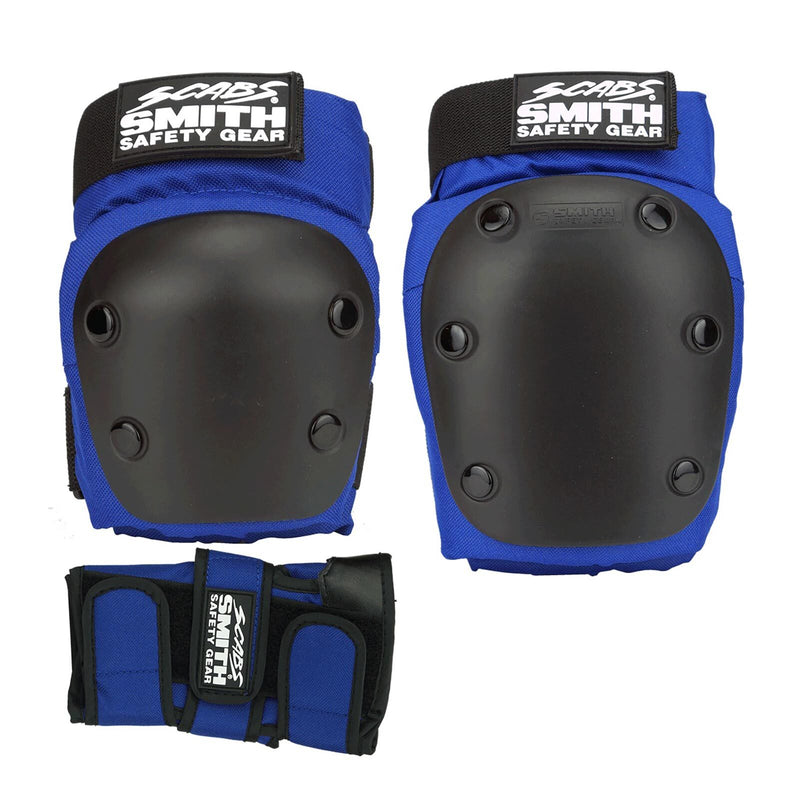 Smith Scabs Protective Tri-Pack / Adult / Blue / XL
