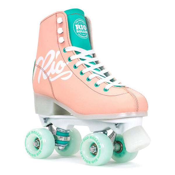 Rio Roller Script Skates / Peach Green / UK8