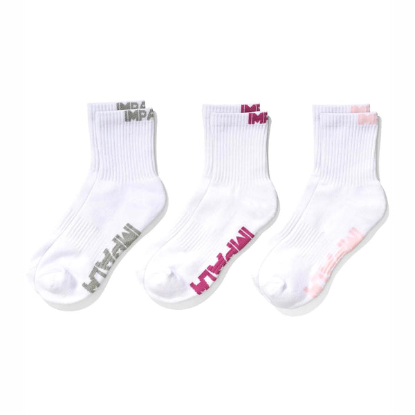 Impala Everyday Socks (3 Pack) / White