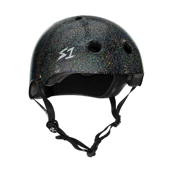 S1 Lifer Helmet (Certified) / Black Gloss Glitter / XS