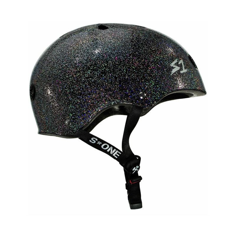 S1 Lifer Helmet (Certified) / Black Gloss Glitter