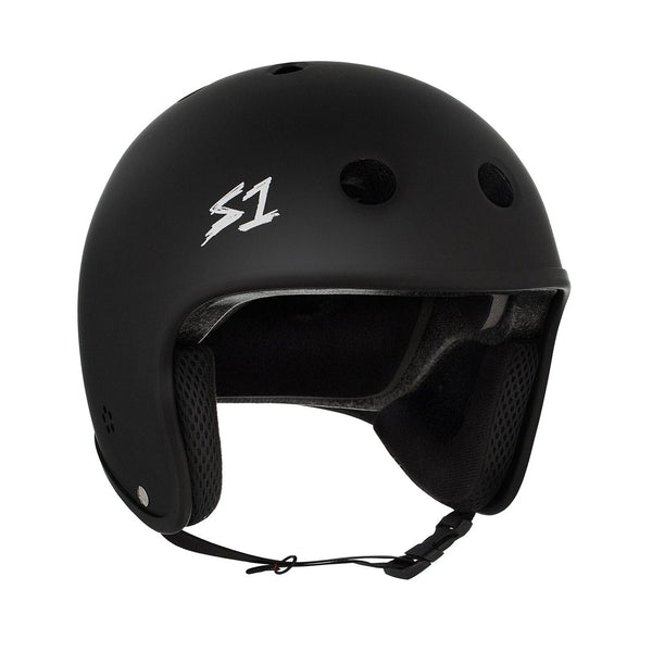 S1 Retro Lifer Helmet (Certified) / Black Gloss / XS