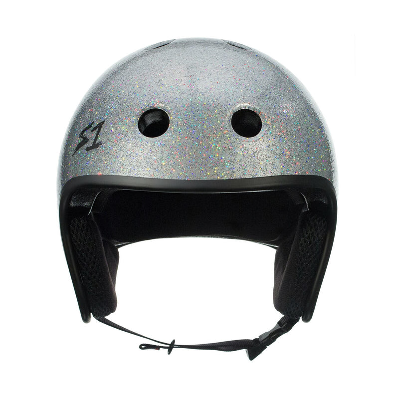 S1 Retro Lifer Helmet (Certified) / Silver Gloss Glitter
