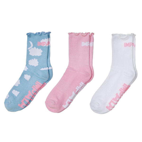 Impala Frill Socks (3 Pack) / Starbright